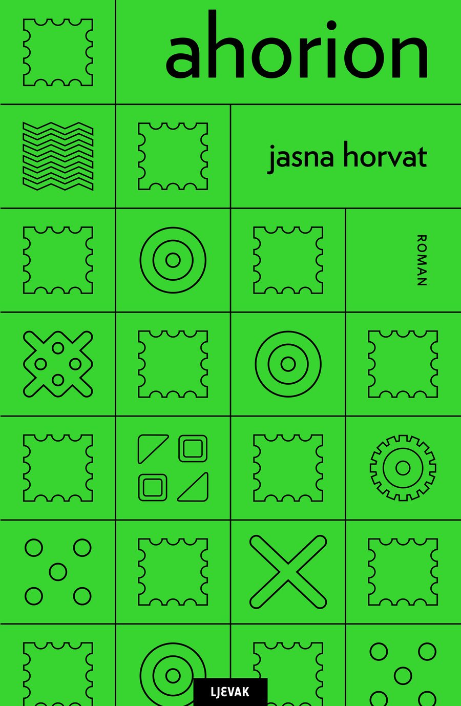 Naslovnica romana Ahorion